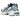 Asics Gel-1130 White Restful Teal sneakers i sideprofil med hvid mesh, teal detaljer og den karakteristiske Gel-mellemsål