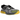 Asics Gel-Quantum 360 VIII Cecilie Bahnsen Yellow sneakers sideprofil med levende gult mesh-overdel, blomsterdetaljer og karakteristisk sål
