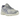 Asics Gel-Venture 6 Story mfg. Vanilla Violet Quartz Gingham sneakers, sideprofil med lilla ternet overdel, detaljeret snøring og solid gummisål