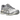 Asics Gel-Cumulus 16 Cream Clay Grey sneakers i en vinklet visning, der fremhæver overdelen i cremefarvet mesh og grå detaljer på en robust sål.