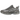 Asics Gel-NYC RGD Cement Grey sneakers set fra siden med en grå tekstiloverdel, sorte læderdetaljer og en stødabsorberende Gel-sål i off-white.