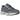Asics Gel-NYC Steel Grey Carrier Grey sneakers i sideprofil, med en kombination af grå mesh, ruskindslags og en støddæmpende Gel-mellemsål.