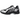 Asics Gel-Kayano 12.1 Black Pure Silver sneakers i sideprofil, der viser sort mesh, sølvfarvede detaljer og den karakteristiske GEL-sål