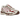 Asics Gel-NYC Cream Sweet Pink sneakers set fra siden med creme-farvet mesh-overdel, pink detaljer, logo på siden og en chunky sål.