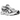 Asics GT-2160 White Black Silver sneakers i vinklet profil med hvid mesh, sorte detaljer og sølvfarvede paneler på overdelen