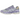 Asics Gel-NYC Piedmont Grey Bluebell sneakers i en sideprofil med grå overdel, blå accenter og en detaljeret stødabsorberende mellemsål.