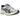 Asics Gel-Kayano 14 JJJJound White Navy sneakers set fra siden med hvid mesh-overdel, marineblå detaljer og klassisk mellemsål