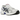 Asics Gel-1130 Prussian Blue sneakers set fra siden med hvid mesh-overdel, sølvfarvede detaljer og blå accentfarver på sålen