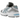 Asics Gel-1130 White Arctic Sky sneakers i profil med hvid mesh-overdel, sølvdetaljer, snørebånd og stødabsorberende GEL-sål