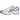 Asics Gel-1130 White Blue (GS) sneakers i vinklet profil med hvid mesh-overdel, blå detaljer, logo på siden og en slidstærk gummisål.
