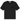 Fear of God Essentials Tee Stretch Limo sneakers ses her i en frontvisning, der fremhæver det sorte bomuldsstof og Essentials-logoet på brystet.