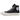 Converse Chuck Taylor All Star 70 Hi Comme des Garcons PLAY Black sneakers i profil med ikonisk rødt hjerte-logo, hvide snørebånd og gummisål