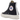 Converse Chuck Taylor All Star 70 Hi Comme des Garçons PLAY Black sneakers i sideprofil med ikonisk hjerteprint, sorte snørebånd og hvid tåkap