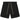 Fear of God Essentials Sweatshort Jet Black sneakers set forfra med sort bomuldsmateriale, elastik i taljen og diskret logo på benet