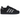 Adidas Superstar II Rhinestone Black Silver sneakers i sideprofil med sorte læderoverlejringer, sølvdetaljer og ikonisk tåkappe