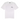 Stussy Plush Tee White sneakers frontbillede med hvidt materiale, rund halsudskæring og broderet Stussy logo på brystet