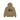 Stussy Basic Hoodie Army sweatshirt med frontvisning, der viser en dyb olivengrøn farve, hvidt Stussy-logo på brystet og klassisk snørehætte.