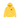 Stussy Dice Hoodie Pigment Dyed Yellow sneakers frontbillede med gul bomuldstekstur, hætte, kængurulomme og sort terning-grafik
