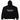 Fear of God Essentials Classic Hood Zip Up Sweatshirt Black hættetrøje frontbillede med lynlås, justerbar snoretræk og minimalistisk logoprint