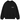 Fear of God Essentials Fleece Crewneck Black FW24 sweatshirt i sort bomuldsblanding med rund halsudskæring og hvidt logo på brystet