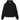 Fear of God Essentials Classic Fleece Zip-Up Hoodie Jet Black sweatshirt frontbillede med lynlås, hætte og Essentials branding på brystet