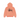 Stussy Basic Zip Hoodie Pigment Dyed Sherbert sneakers frontvisning af hættetrøjen i sherbert-farve med lynlås og Stussy-logo på brystet.