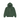 Stussy Stock Link Zip Hoodie Pigment Dyed Pine sneakers frontvisning med lynlås, justerbar hætte, logo på brystet og afslappet pasform
