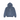 Stussy Wear Zip Hoodie Navy Pigment Dyed tøj med front view, mørkeblå bomuldskonstruktion, hvidt Stussy-logo på brystet og praktisk lynlås