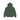Stussy Wear Zip Hoodie Pigment Dyed Pine sweatshirts med lynlås, hætte, kængurulommer og klassisk logoprint i en dyb grøn nuance