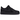 Nike Air Force 1 Low SP Slam Jam Black sneakers i sideprofil med sort læderoverdel og perforeret tåboks