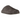 Adidas Adimule Slides Dark Brown Gum sneakers i en stilfuld vinkel med mørkebrun overdel og klassisk gummisål