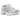 ASICS Gel-1130 Blush Pure Silver sneakers i sideprofil med lyserød mesh overdel og metalliske sølvdetaljer samt snørebånd