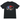 Corteiz Nuh Fear Tee Black sneakers med sort bomuldsmateriale, rund halsudskæring og grafisk tryk på forsiden, set forfra