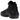 Nike Air Flightposite Black sneakers i en stilfuld sideprofil med sort formstøbt overdel og futuristisk lynlåsdetalje