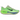 Nike Vomero Plus Volt Tint Lime Blast Sapphire sneakers i vinklet visning med neongrøn overdel, snørebånd og slidstærk gummisål