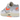 Nike Air Max 1 Patta Waves White Hyper Crimson sneakers i vinkelret visning med hvid overdel, rødt bølgemønster og hvide snørebånd