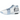 Nike LeBron Witness 8 UNC sneakers i sideprofil med lyseblå mesh overdel, hvid mellemsål og ikonisk swoosh logo