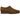 Clarks Wallabee Cola sneakers set fra siden i brun ruskind med klassisk mokassin-konstruktion, naturfarvet rågummisål og snørebånd