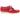 Clarks Originals Wallabee Red Suede sneakers i et klassisk sidemønster med rød ruskindsoverdel og lysebrænde krepssåler