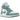 Jordan 1 Mid White Cannon sneakers i sideprofil med hvid læderoverdel, lyseblå detaljer og klassisk snøring