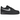 Nike Air Force 1 Low Black Grey sneakers i sideprofil med sort overdel, grå detaljer og klassisk snøring