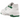 New Balance 550 White Classic Green sneakers i sideprofil med hvid læderoverdel og grønne detaljer samt snørebånd