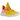 Under Armour Curry Flow 9 Sesame Street Big Bird sneakers set fra siden i en gul farve med detaljer, snørebånd og hvid Flow-ydersål.