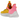 Under Armour Curry Flow 9 Sesame Street Big Bird sneakers set fra siden med markant gul overdel, blå detaljer og en hvid mellemsål uden ydersål