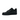 Nike Air Force 1 Black sneakers i profil, udført i fuld sort læder med klassisk Swoosh-logo, matchende snørebånd og slidstærk gummisål.