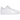 Nike Air Force 1 White sneakers i profilvisning med klassisk hvid læderoverdel, perforeret tåboks og matchende hvid gummisål med Air-enhed
