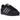 Adidas Superstar II Rhinestone Black Silver sneakers i sideprofil med sort overdel, sølvdetaljer og rhinstene påsat de klassiske striber.