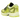 Nike Air Pegasus Wave Light Lemon Twist sneakers i vinkelvisning med lysegul overdel, hvide snørebånd og detaljeret gummisål