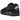 Jordan 4 RM Black Cat sneakers i sort sideprofil med overdel i ruskind, mørke snørebånd og synlig sål