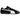 Puma Speedcat OG Black White sneakers i profilvisning med glat sort overdel, hvid formstrip og flad gummisål til bilkørsel.